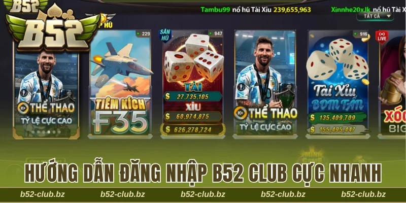 Đăng nhập B52 Club