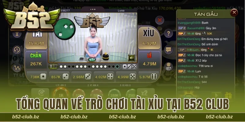 Tổng quan về trò chơi tài xỉu trực tuyến tại B52 Club